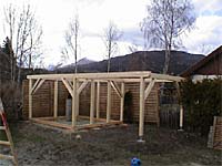 � A. Pilcher; Das fertige Grundger�st.