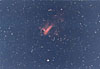 � O. Aders; Omeganebel (Schwanennebel) M 17, 10 min. belichtet auf Fuji New Sensia 800, Brennweite: 1.500 mm f/7.5, Ort: W�hrend des 10. ITV