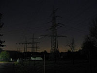 � Oliver Aders; Venus und Jupiter am 5.11.2004 5:10 Uhr MEZ; Powershot A75, 15 sec., Ort: P�ppinghausen.