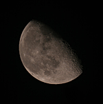  W. Ransburg; Diese Aufnahme wurde durch den William Fluorstar 110 gemacht, als der Mond nur 10 ber dem Horizont war.